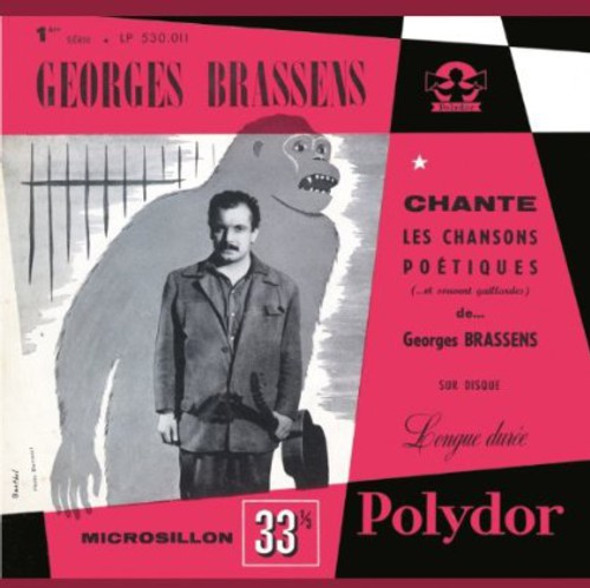 Brassens, Georges Vol. 1-Les Chante Les Chansons Poetiques LP Vinyl