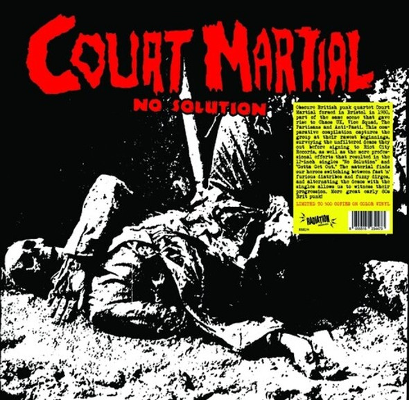 Court Martial No Solution: Singles & Demos 1981/1982 LP Vinyl