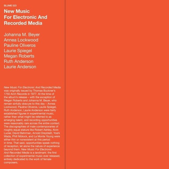 NEW MUSIC FOR ELECTRONIC & RECORDED MEDIA / VAR