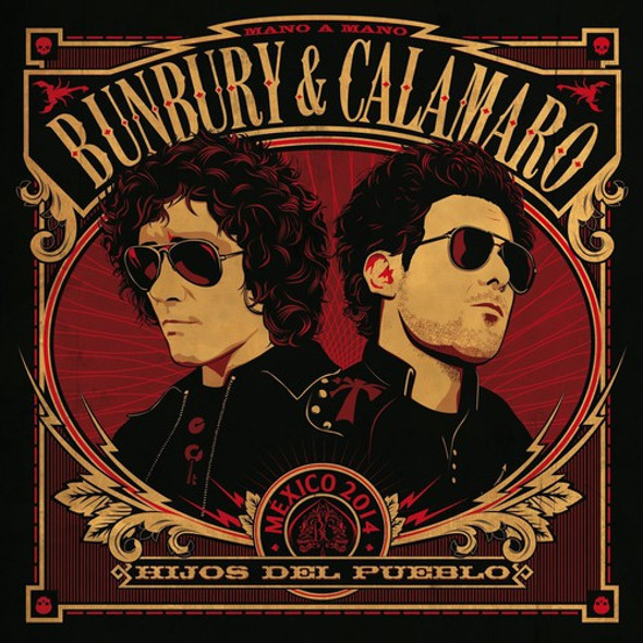 Bunbury & Calamaro Hijos Del Pueblo LP Vinyl