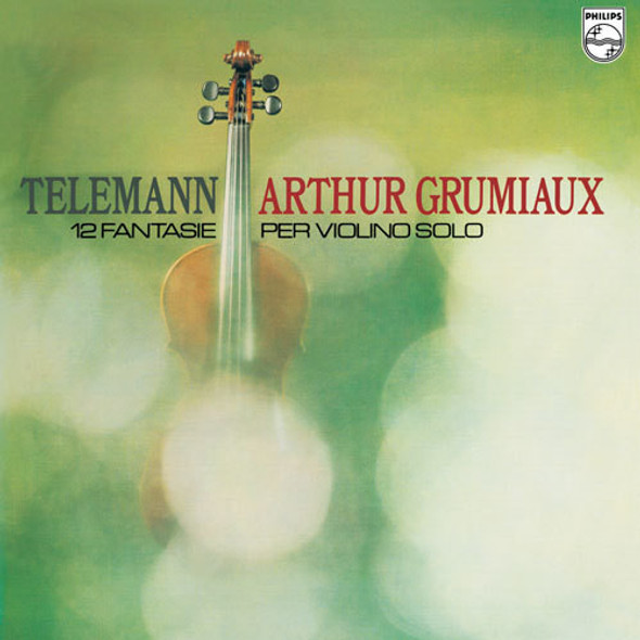 Telemann 12 Fantasias For Violin Solo LP Vinyl