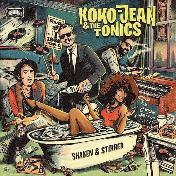 Koko-Jean & The Tonics Shaken & Stirred LP Vinyl