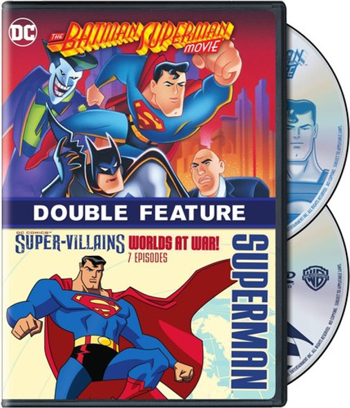 Batman-Superman Movie / Super Villains: Worlds At DVD