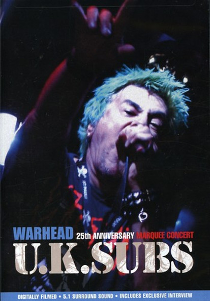 Warhead: 25Th Anniversary Live At Marquee DVD