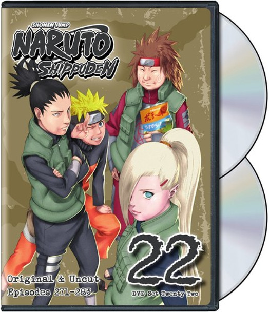 Naruto Shippuden Uncut Set 22 DVD