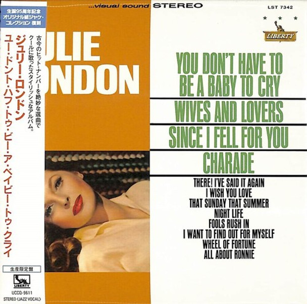 London,Julie You Don'T Have To Be A Baby To Cry CD