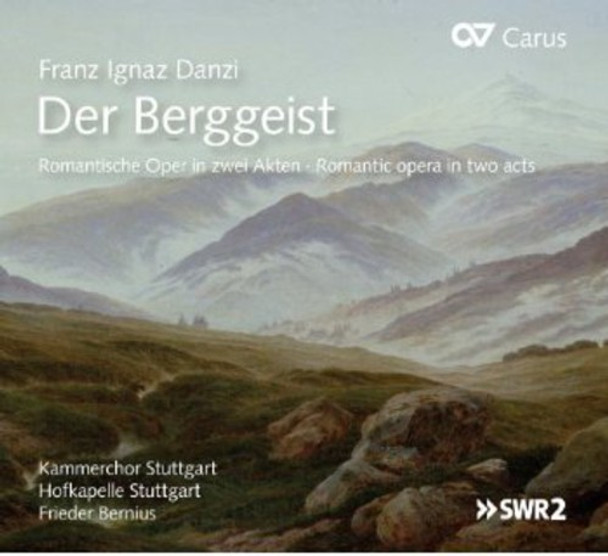 Danzi / Balzer / Kammerchor Stuttgart / Bernius Der Berggeist. Romantic Opera In Two Acts CD