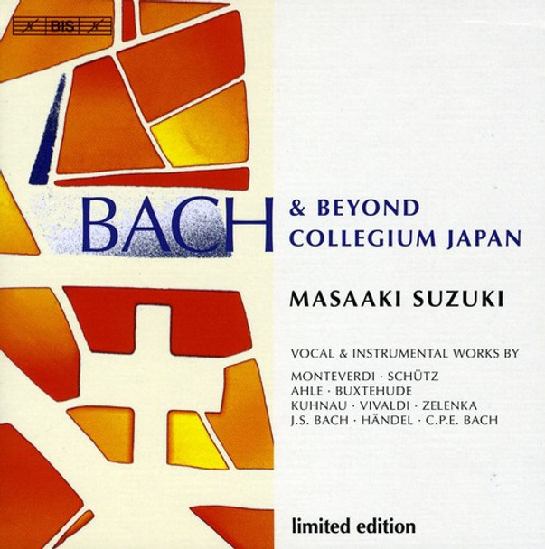 Monteverdi / Bach Collegium Japan / Suzuki Bach & Beyond CD