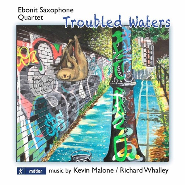 Malone / Ebonit Saxophone Quartet Troubled Waters CD