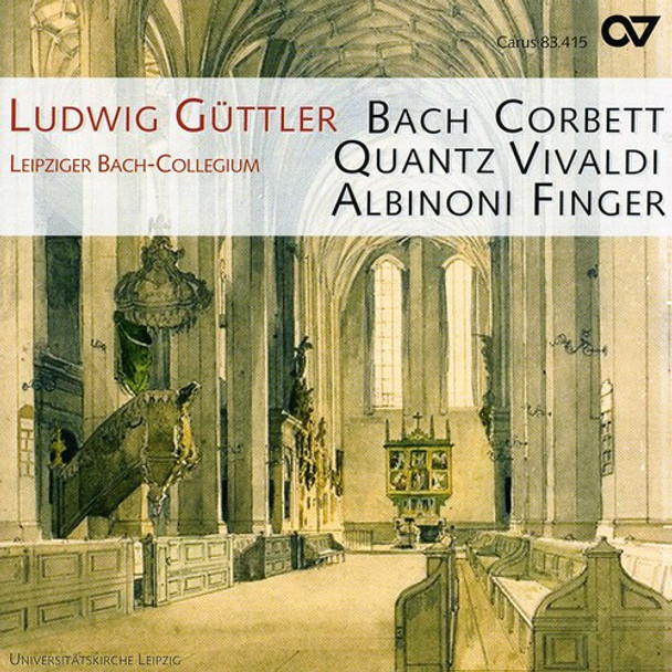 Bach / Vivaldi / Finger / Guttler Ludwig Guttler Plays Bach Vivaldi Finger CD