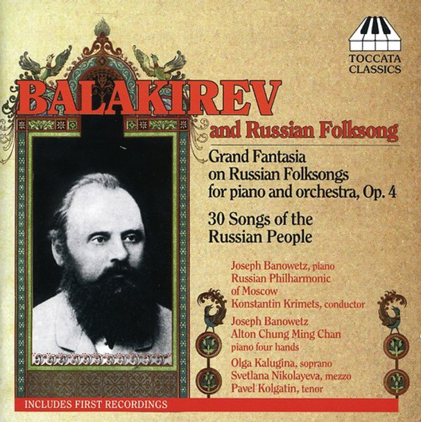 Balakirev / Banowetz / Chan / Nikolayeva Balakirev Russian Folksong CD