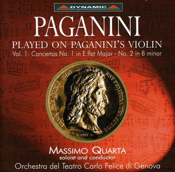 Paganini / Quarta / Orch Del Teatro Carlo Felice Violin Concertos 1 / Coto 1 E Fl Major / 2 B Minor CD