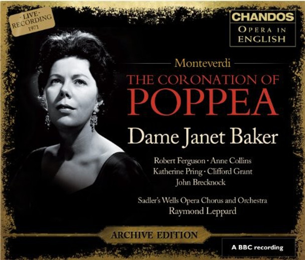 Monteverdi / Baker / Leppard / Sadlers Wells Coronation Of Poppea CD