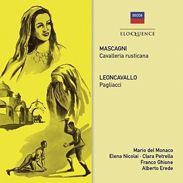 Del Monaco,Mario / Ghione,Franco / Erede,Alberto Mascagni: Cavalleria / Leoncavallo: Pagliacci CD