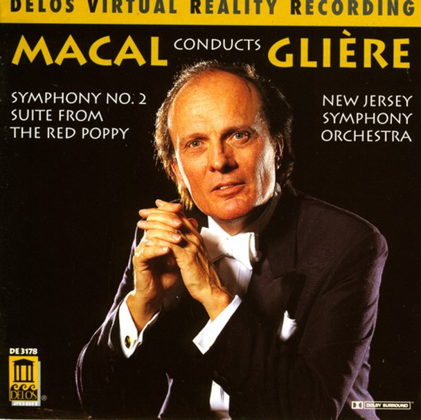 Gliere / Macal / New Jersey Symphony Orchestra Symphony 2 In C Minor CD