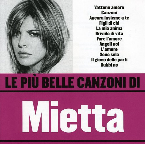 Mietta Le Piu' Belle Canzoni CD