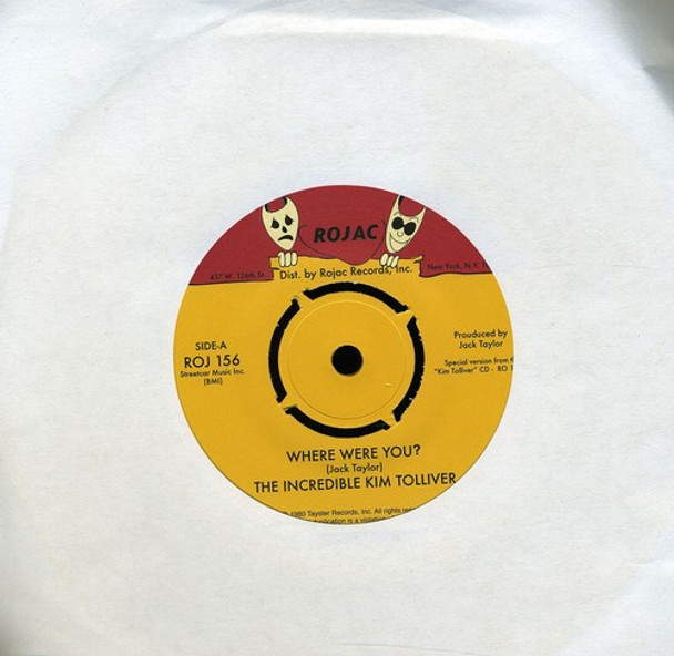 Tolliver, Kim Where Were You / You'Re Trying To Cop My Stuff 7-Inch Single Vinyl