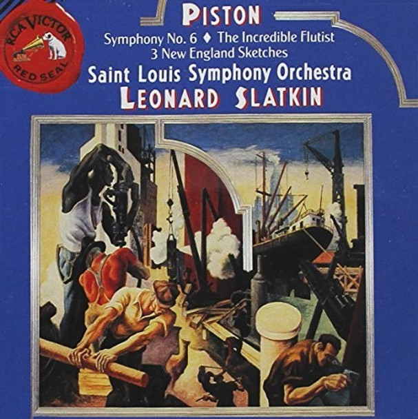 Piston / St Louis Sym Orch / Slatkin Sym No 6 CD