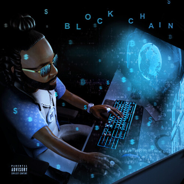 BLOCKCHAIN (BLUE SEAGLASS WAVE)