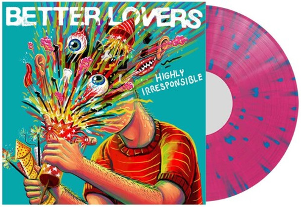 HIGHLY IRRESPONSIBLE - PINK & BLUE SPLATTER