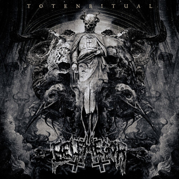 TOTENRITUAL - CRYSTAL CLEAR GOLD & BLACK SPLATTER