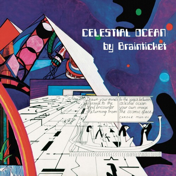 CELESTIAL OCEAN - BLUE/RED SPLATTER