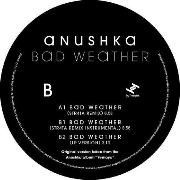 Anushka Bad Weather / Str4Ta Remix LP Vinyl