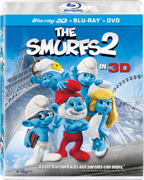 Smurfs 2 Blu-Ray 3-D