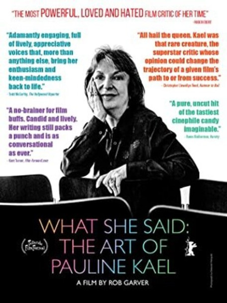 What She Said: Art Of Pauline Kael DVD