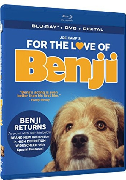 For The Love Of Benji - Bd + DVD + Digital Blu-Ray