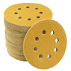 100-Pack Aiyard 5" 8-Hole Hook & Loop Sanding Discs, 100-Grit Random Orbit Sandpaper