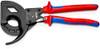 Knipex Tools 95 32 320 Three Stage Drive Ratchet Cable Cutter with Comfort Grip Handle, Red/Blue