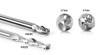 Amana Tool - 46428 Solid Carbide Up-Cut Spiral Ball Nose 1/8 Radius x 1/4 Dia x 1-1/8 x 1