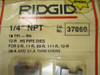 Ridgid 37860 Manual Threading/Pipe and Bolt Dies Only - 1/4 12R NPT HS Dies