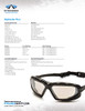 Pyramex Safety (1-Pair) - SBG5020DT Highlander XP Eyewear, Black-Gray Frame/Gray Anti-Fog Lens
