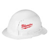 Milwaukee 48-73-1010 Bolt White Type 1 Class C Full Brim Vented Hard Hat