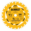 DEWALT 6-1/2 in. 24T Circular Saw Blade (DWA261224)
