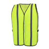 Safety Works High Visibility Lightweight Mesh Safety Vest, ANSI Certified, Interior Phone Pocket, One Size Fits Most, Yellow, (SW46102-O)
