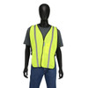 Safety Works High Visibility Lightweight Mesh Safety Vest, ANSI Certified, Interior Phone Pocket, One Size Fits Most, Yellow, (SW46102-O)
