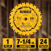 DEWALT 7-1/4 in. 24T Circular Saw Blade (DWA271424)