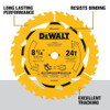 DEWALT 8-1/4 in. 24T Circular Saw Blade (DWA281424)