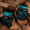 Makita Unisex T 04260 Advanced Impact Demolition Gloves X Large, Teal/Black, X-Large US