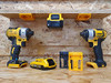 StealthMounts Battery Holder Compatible with DeWalt 20/60V Batteries (6 Pack) - Yellow Battery Mounts | Made in The UK