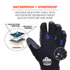 Ergodyne (Size 2XL) ProFlex 817WP Waterproof Work Gloves, Thermal Insulated, Touchscreen, Reinforced Palms,Black