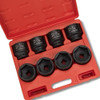 NEIKO 02392A 3/4" Impact Socket Set, 3/4” Drive, 8 PC Jumbo Sockets, SAE Standard Sizes 2-1/16 Inch to 2-1/2 Inch, Chrome-Moly Cr-Mo Steel