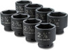 NEIKO 02392A 3/4" Impact Socket Set, 3/4” Drive, 8 PC Jumbo Sockets, SAE Standard Sizes 2-1/16 Inch to 2-1/2 Inch, Chrome-Moly Cr-Mo Steel