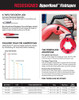 Gardner Bender FTS-125R Fish Tape, Plated Carbon Steel, UpperHand with Rubber Grip, 125 ft. , Red