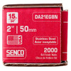 Senco DA21EGBN 15 Gauge by 2-inch Length Stainless Steel Brad Nail (2,000 per box)