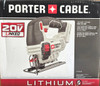 PORTER-CABLE 20V MAX Cordless Jigsaw, up to 2,500 SPM, Bare Tool Only (PCC650B)