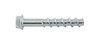 Dewalt Engineered by Powers (50 COUNT) 3/8" x 3" Dewalt Screw-Bolt+ Concrete Screw Anchor Zinc, PFM1411240